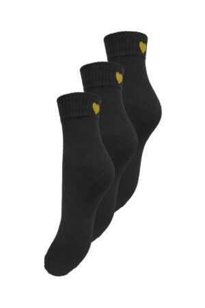 Pack de 3 Meias Coração de Ouro 15316610